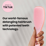 Tangle Teezer The Naturally Curly Ultimate Detangling Brush, Dry and Wet Hair Brush Detangler for 3C to 4C Hair, Pink Mango