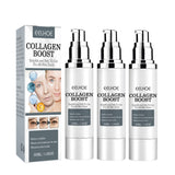 3Pcs EELHOE Collagen Boost Anti-Aging Serum, EELHOE Collagen Boost Serum, EELHOE Collagen Anti-Wrinkle Cream, Anti Aging Serum For Women, Collagen Booster for Face with Hyaluronic Acid(90ml)