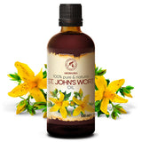 AROMATIKA St Johns Wort Infused Oil 3.4 Fl Oz - 100ml - Hypericum Perforatum - 100% Pure & Natural - St. John's Wort Oil for Intensive Care Face - Body - Skin - Hair - Massage - Great w/Essential Oil