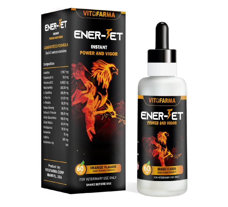 VITOFARMA Ener-Jet Energy Booster for Rooster Natural Multivitamin - Liquid 60 ml