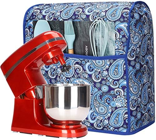 Kitchen Aid Mixer Cover,Kitchen Mixer Cover Compatible with 6-8 Quarts Kitchenaid/Hamilton Stand Mixer,Stand Mixer Covers,Dust Cover For Kitchen Aid Mixer.Kitchen Aid Mixer Assecories.Paisley