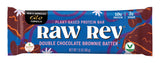 Raw Rev Vegan High-Protein Bars, Double Chocolate Brownie Batter, 10g Plant Protein, 12g Fiber, Non-GMO, 1.6 Oz, 12 Count (Pack of 1)