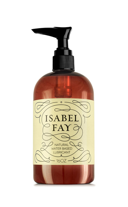 16 Oz, NO Parabens NO Glycerin, Natural Personal Lubricant for Sensitive Skin, Isabel Fay - Water Based - Best Personal Lube for Women and Men