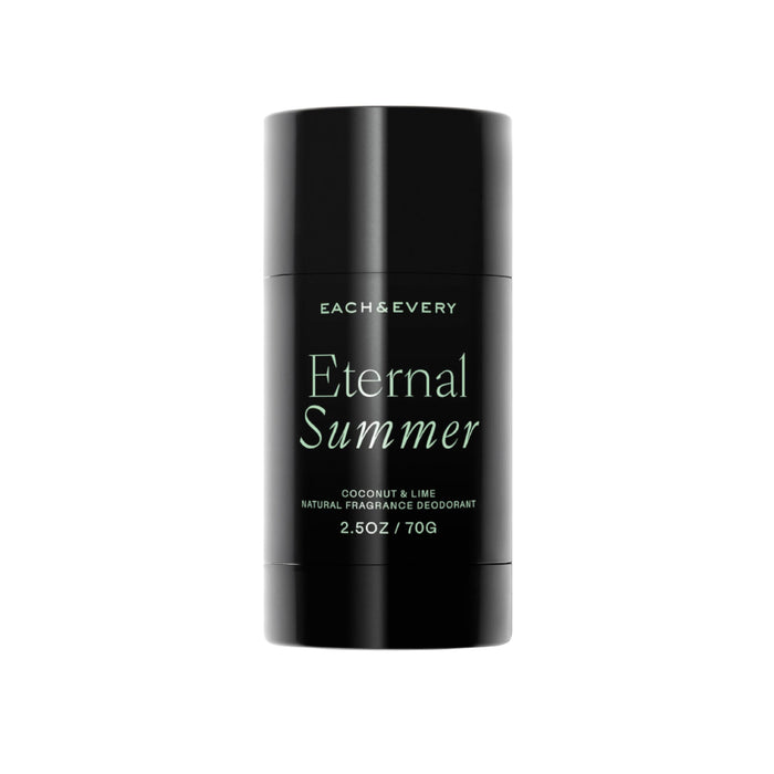 Each & Every Aluminum Free Deodorant for Women & Men – Natural Fragrance All Day Odor Protection, Non-Toxic Deodorant for Sensitive Skin, EWG Verified, Baking Soda Free - Coconut & Lime Scent, 2.5oz