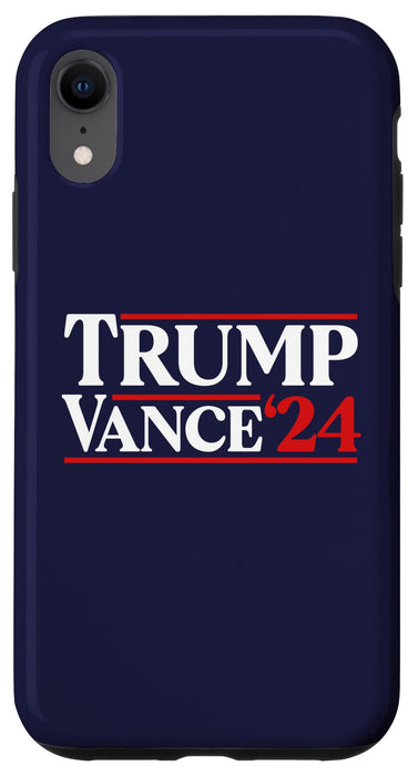 iPhone XR Trump Vance 2024 Donald Trump J.D. Vance For President Case