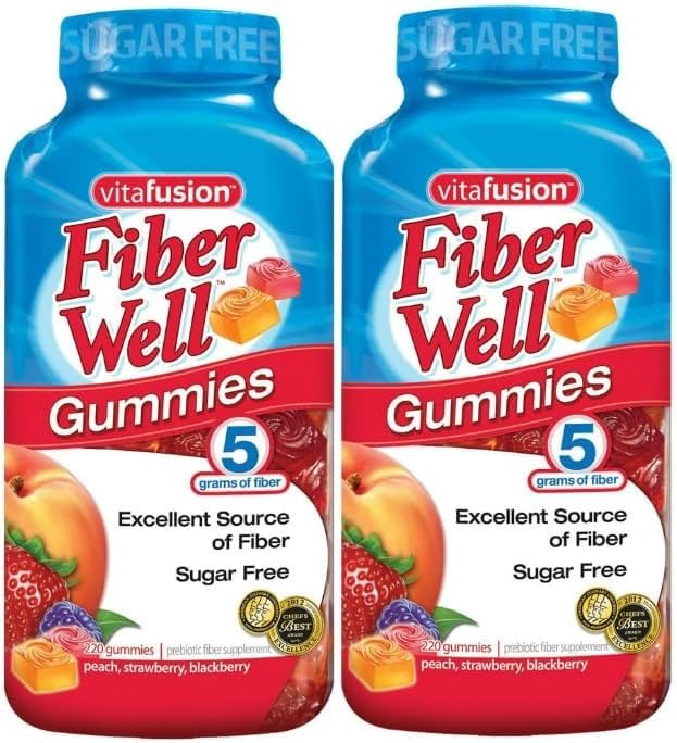 Vitafusion Fiber Well Gummies (Pack of 2) (220 Ct.)