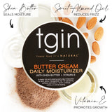 tgin Butter Cream Daily Moisturizer Duo For Natural Hair - Dry Hair - Curly Hair - Type 3c and 4c hair - Styler - 12 Oz - 2 PACK