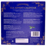 New English Teas Christmas Tea Advent Calendar, 50 Pyramid Teabags, 5 Festive Black Tea, Fruit & Herbal Blends