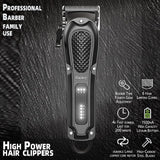 Haokry Hair Clippers for Men Professional - Cordless&Corded Barber Clippers for Hair Cutting & Grooming, Rechargeable Beard Trimmer