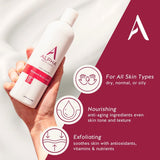 Alpha Skin Care Revitalizing Body Lotion with 12% Glycolic AHA, Simple and Effective Multi-Purpose Daily Moisturizer Hydrates and Exfoliates with Anti-Aging, 12 Oz (Pack of 3)