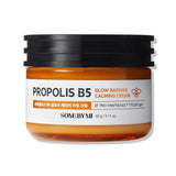 SOME BY MI Propolis B5 Glow Barrier Calming Cream - 2.02Oz, 60ml - Made from Propolis and Panthenol for Glass Skin - Strengthen Skin Barrier with Daily Skin Brightening Moisturizer - Korean Skin Care