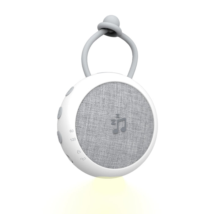 JolyWell Portable Sound Machine, Rechargeable Sound Machine with Powerful Battery, White Noise Machine with 20 Soothing Sounds for Adults, Portable Sound Machine Baby with Night Light, White