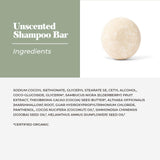 The Earthling Co. Shampoo Bar - Promote Hair Growth, Strengthen & Volumize All Hair Types - Paraben & Sulfate Free formula with Natural, Vegan Ingredients for Dry Hair (Fragrance Free, 3 oz)