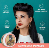 SUAVECITO Pomade for Women. Original Hold Hair Styling Pomade for Flyaway Hairs (4 oz)