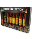 Dat'l Do It Pepper Collection-7 Bottles Assorted Hot Sauces Gift Set