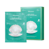 JMsolution Marine Luminous Pearl Deep Moisture 3 Step Skin Care Face Mask - Korean Skincare - boosting Brightening Moisturizing-10 Sheets for Dry Skin