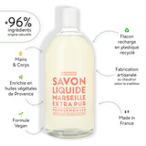 Compagnie de Provence Savon de Marseille Extra Pure Liquid Soap - Pink Grapefruit - 33.8 fl oz Plastic Bottle Refill