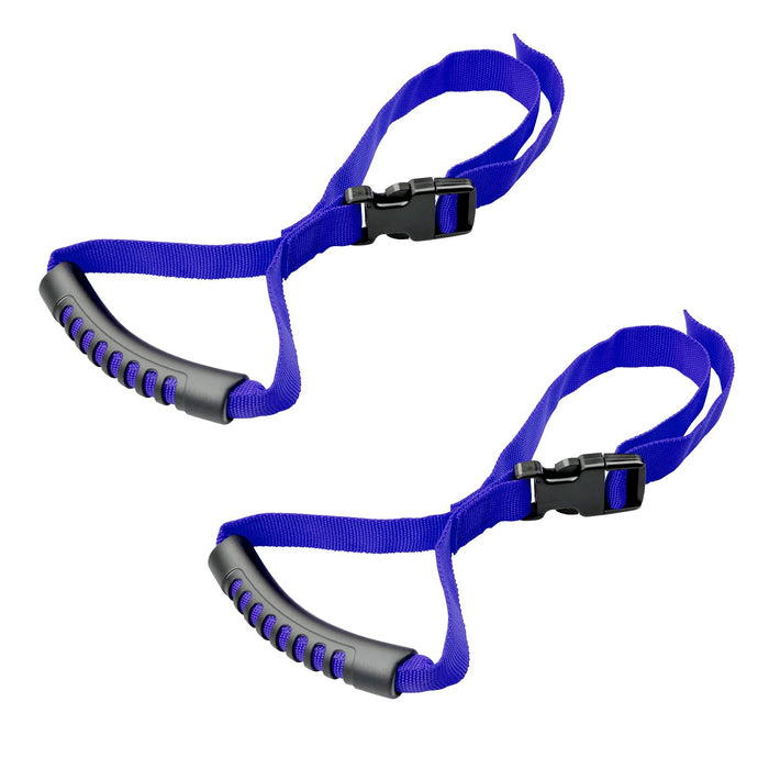 Automotive Adjustable Standing Aid Safety Handle Vehicle Support Grip Handle Disability Help Car Hand Hook- 2 pcs (Blue)