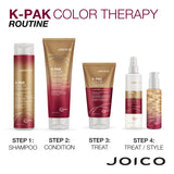 Joico K-PAK Color Therapy Color-Protecting Conditioner | For Color-Treated Hair | Boost Shine & Elasticity | Repair Breakage | Rebuild Damaged Hair | With Keratin & Argan Oil | 8.5 Fl Oz