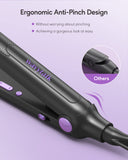 Wavytalk 3/10'' Pencil Flat Iron for Short Hair, Pixie Cut and Bangs, Mini Hair Straightener for Edges, Small Flat Iron with Anti-Pinch Design, Tiny Hair Straightener with Adjustable Temp