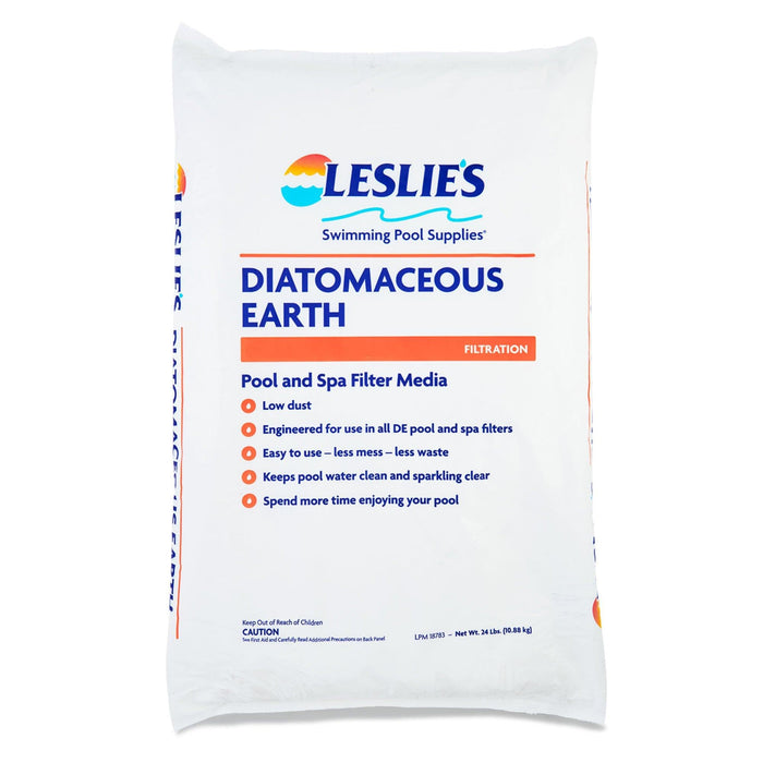 Leslie's Diatomaceous Earth Pool Filter Powder, 24 lb Bag LPM 18783