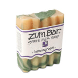 Indigo Wild Zum Bar Goat's Milk Soap - Mother's Day Gift - Lemongrass - 3 oz (3 Pack)