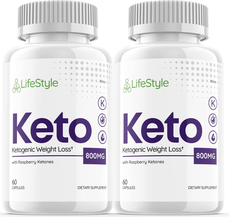 (2 Pack) Lifestyle Keto Pills Life Style Shark Ketogenic Tank (120 Capsules)