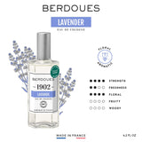 BERDOUES 1902 Lavender Eau de Cologne | Fresh & Floral, Long Lasting Scent Made in France