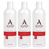 Alpha Skin Care Revitalizing Body Lotion with 12% Glycolic AHA, Simple and Effective Multi-Purpose Daily Moisturizer Hydrates and Exfoliates with Anti-Aging, 12 Oz (Pack of 3)