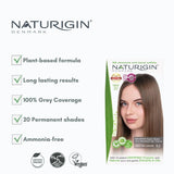 Naturigin Permanent Hair Dye, 5.2 Light Ash Brown, Ammonia and Paraben Free, up to 100% Gray Hair Coverage, Long Lasting, Vegan, Cruelty Free