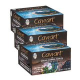 Season Caviart Black Seaweed Pearls – Vegan Caviar, Award-Winning, Keto Snacks, Gluten-Free, Soy-Free, Cholesterol-Free, Plant-Based, Full of Vitamins, Kosher Caviar, Made in Denmark – 1.75 Oz, 3-Pack