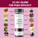 It Works! Hair Skin Nails - Beautifying Supplement with Keratin and Biotin - Nourishing Complex - Hair, Skin, and Nails Supplement - 60 Capsules Hair Nails and Skin Vitamins for Women and Men