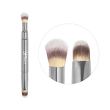 IT Cosmetics Heavenly Luxe Dual Airbrush Concealer Brush #2 - Dual-Ended, 2-in-1 Brush for Liquid & Cream Concealer - Buff Away Imperfections - With Award-Winning Heavenly Luxe Hair Silver