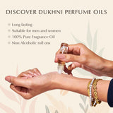 Dukhni Luxury Attar Oil Set Arabian unisex perfume oils | 6 assorted scents x 6ml | Mini roll ons, arabic oud fragrance oil | Alcohol free, Vegan, Collection Set for Gifting, Eid Islamic Gifts