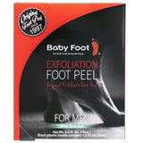 Baby Foot - Original Foot Peel Exfoliator For Men - Foot Peel Mask - Repair Rough Dry Cracked Feet and remove Dead Skin, Repair Heels and enjoy Baby Soft Smooth Feet 2.7 Fl. Oz. Mint Scented Pair