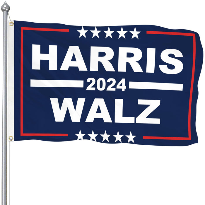 Kamala Harris Waltz 2024 Flag 3X5Ft Kamala Harris Waltz for the People Flag Kamala Harris 2024 President Flags for Garden Yard Decor