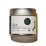 Matchaful Hikari Single Origin Ceremonial Matcha - Matcha Green Tea Powder from the Hills of Shizuoka, Japan - Smooth and Creamy with Notes of Walnut, Lemon, Butter - 30g Tin