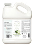 KinRose Care Organic Aloe Vera Gel Bulk - Half Gallon - for Face, Skin, Hair & Sunburn Relief From 100 Percent Pure Aloe Vera - Cold Pressed, Vegan, Unscented - Made in USA (64 Fl Oz)