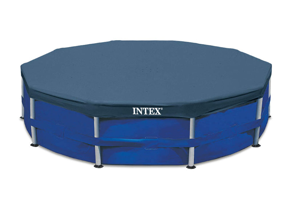 BLOSSOMZ Intex 12' Round Frame Set Easy Swimming Pool Debris Cover | 28031E