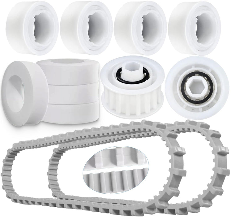 Nautilus cc Plus Replacement Parts 9985006-R2 Timing Track 6101611-R4 Climbing Ring Replacement 3884997-R6 Guide Wheels Pulley Gears Combo Kits for Maytronics Dolphin Nautilus M200 DX3 Pool Robot