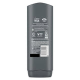 DOVE MEN + CARE Elements Body Wash Charcoal + Clay 4 Count For Men's Skin Care Effectively Washes Away Bacteria While Nourishing Your Skin, 18 oz