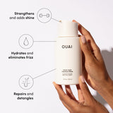 OUAI Thick Hair Conditioner Refill - Moisturizing Conditioner for Dry, Frizzy Hair - Keratin, Marshmallow Root, Shea Butter and Avocado Oil - Paraben, Phthalate and Sulfate Free Hair Care - 32 oz