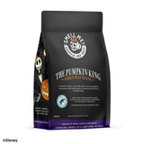 Bones Coffee Company Pumpkin King Flavored Ground Coffee Beans Pumpkin Pecan Praline | 12 oz Arabica Low Acid Coffee | Gourmet Coffee From Disney Tim Burton's The Nightmare Before Christmas (Ground)