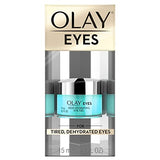 OLAY Deep Hydrating Eye Gel with Hyaluronic Acid for Tired Eyes, Hydrating Gel, Cucumber, 0.5 Fl Oz