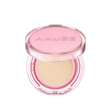 Amuse SEOUL DEW POWER VEGAN CUSHION 04 TAN | deep beige | dewy, glow, long-lasting, double coverage, clean beauty, lightweight, natural look, foundation for sensitive skin, hydrating cushion