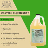 Adams Handmade Soap Thick Organic Castile Liquid Hand Soap 1 Gallon Refill - Peppermint