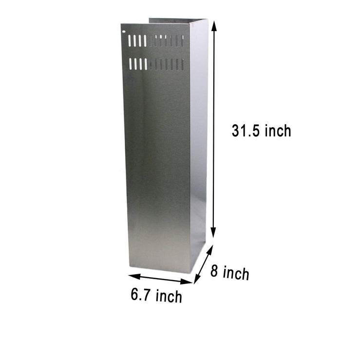 Range Hood Stainless Steel Chimney Extension for Tieasy Range Hood TD1775 TD1075（Upper Piece)