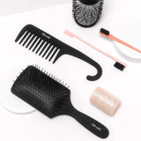 Kitsch Paddle Brush for Blow Drying, Hair Brush for Thick or Thin Hair, Hairbrush for Women with Nylon Bristle, Detangling Brush for Curly Straight Wet Hair, Gently Detangles Without Creating Frizz