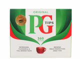 PG TIPS Black Tea Bags, 160 Count Boxes (Pack of 4)