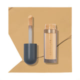 COVER FX Skin Discovered Longwear Full Coverage Concealer | Buildable Crease-Resistant High Coverage Formula Conceals, Corrects, and Brightens | M4-Medium to Tan Golden Neutral Undertone